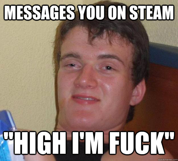 Messages you on Steam 