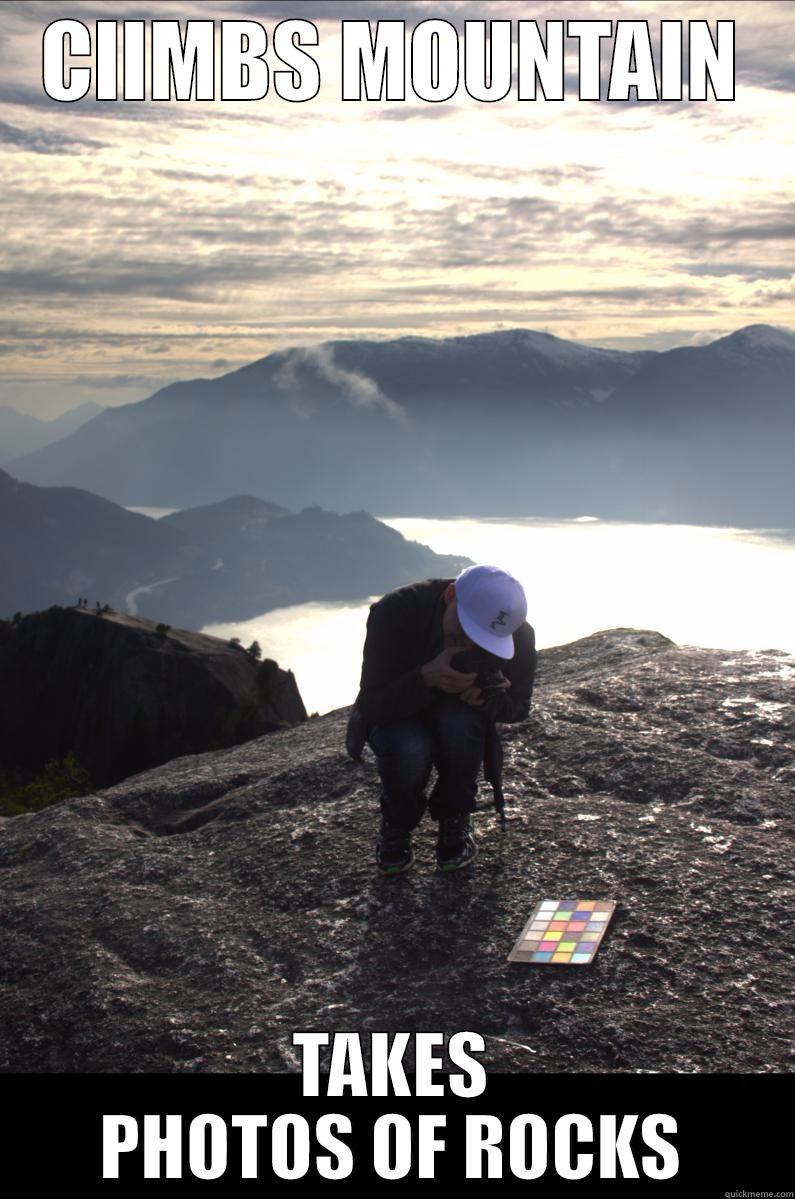 VFX Artist - CLIMBS MOUNTAIN TAKES PHOTOS OF ROCKS Misc