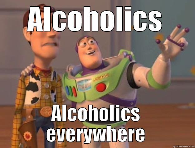 ALCOHOLICS ALCOHOLICS EVERYWHERE Toy Story