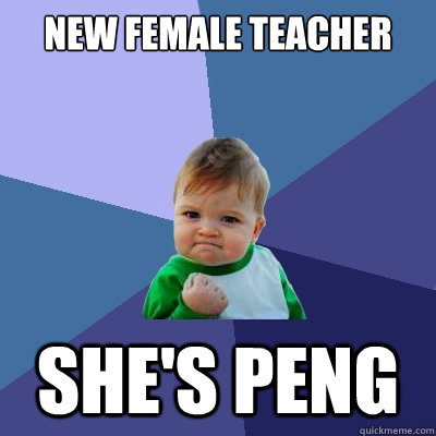 New Female Teacher She's Peng  Success Kid