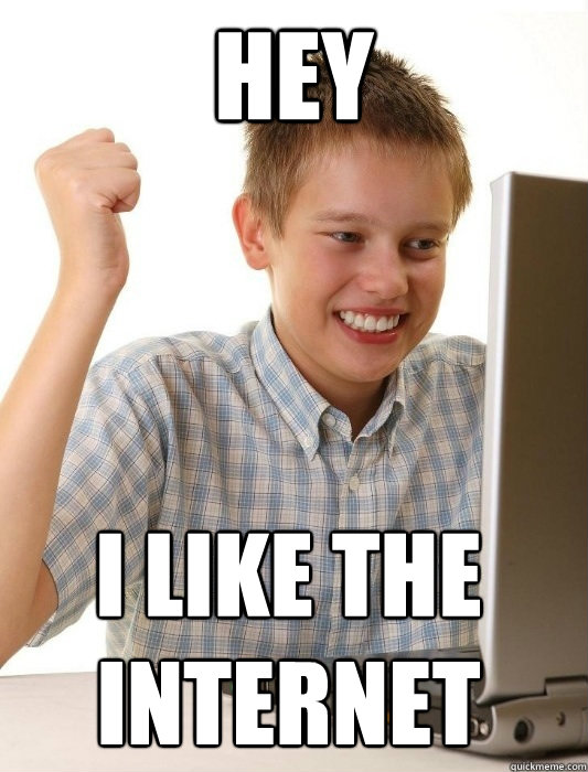 HEY I LIKE THE INTERNET - HEY I LIKE THE INTERNET  First Day on the Internet Kid