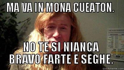 MA VA IN MONA CUEATON.  NO TE SI NIANCA BRAVO FARTE E SEGHE. Misc