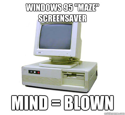 windows 95 maze screensaver for windows 10