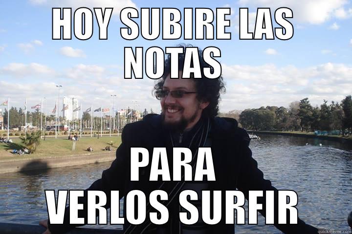 HOY SUBIRE LAS NOTAS PARA VERLOS SURFIR Misc