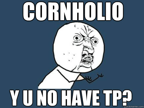 cornholio y u no have tp?  Y U No