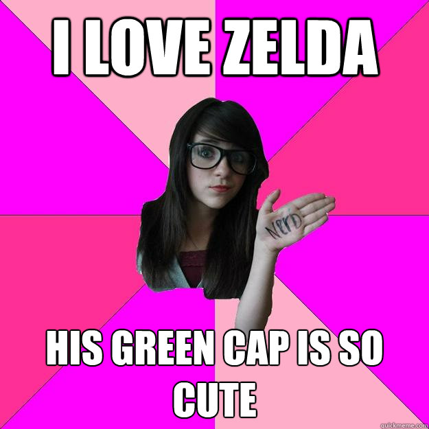 i love zelda his green cap is so cute - i love zelda his green cap is so cute  Idiot Nerd Girl