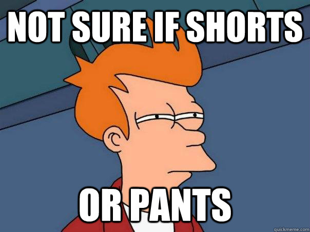 Not sure if shorts Or pants - Not sure if shorts Or pants  Futurama Fry