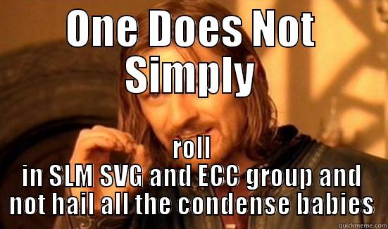 ONE DOES NOT SIMPLY ROLL IN SLM SVG AND ECC GROUP AND NOT HAIL ALL THE CONDENSE BABIES Boromir