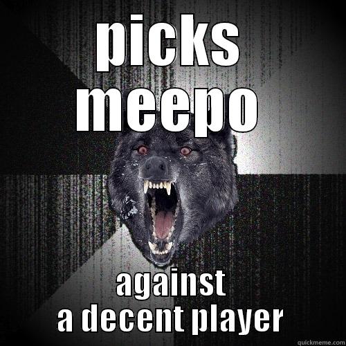 dota2 master race - PICKS MEEPO AGAINST A DECENT PLAYER Insanity Wolf