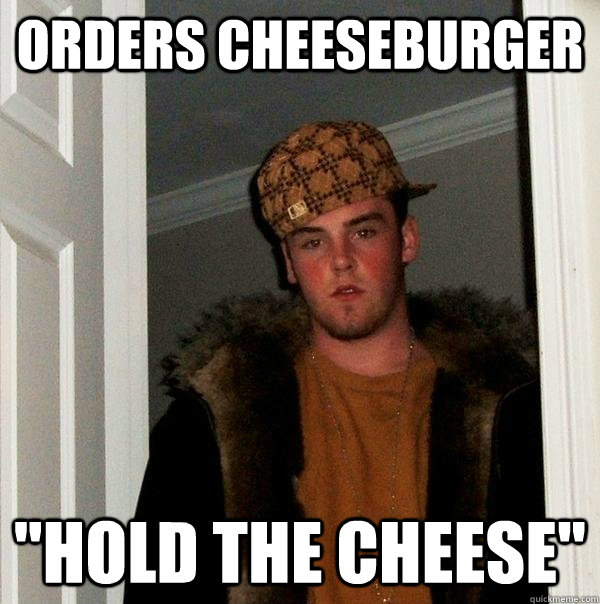 Orders cheeseburger 