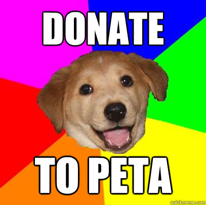 donate to peta  Advice Dog