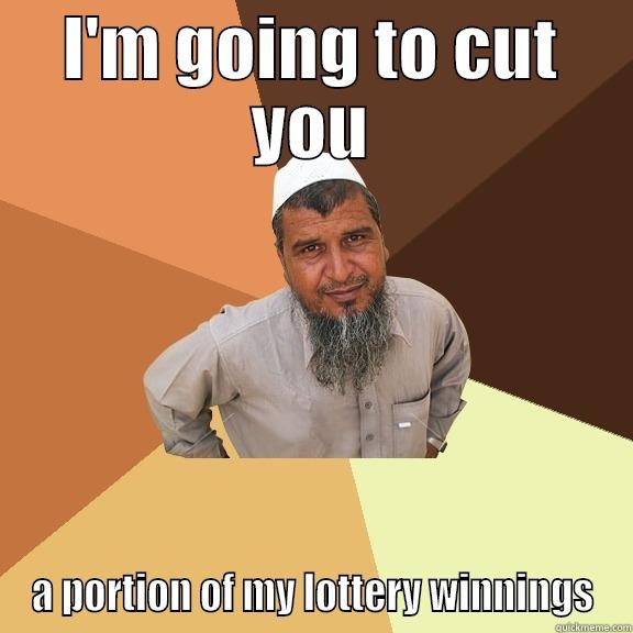 I'M GOING TO CUT YOU A PORTION OF MY LOTTERY WINNINGS Ordinary Muslim Man