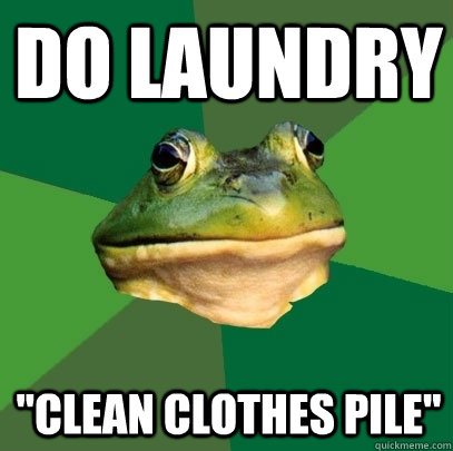 Do laundry 