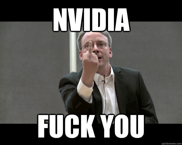 Nvidia Fuck you  