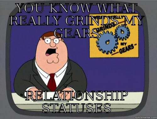 YOU KNOW WHAT REALLY GRINDS MY GEARS RELATIONSHIP STATUSES Grinds my gears