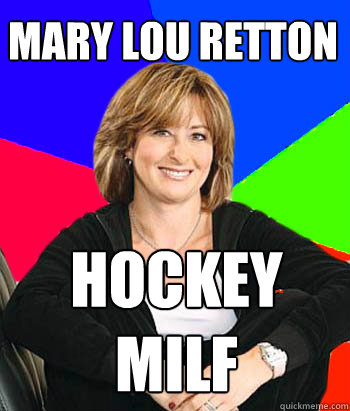 mary lou retton hockey milf  Sheltering Suburban Mom