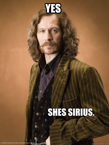 Yes She´s Sirius.  Im Sirius