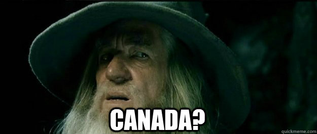  Canada?  Gandalf