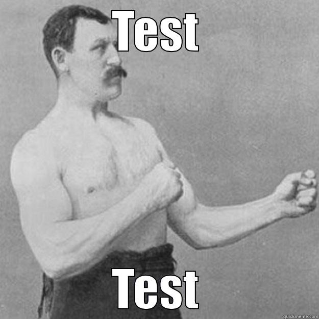 Testy Test Test - TEST TEST overly manly man