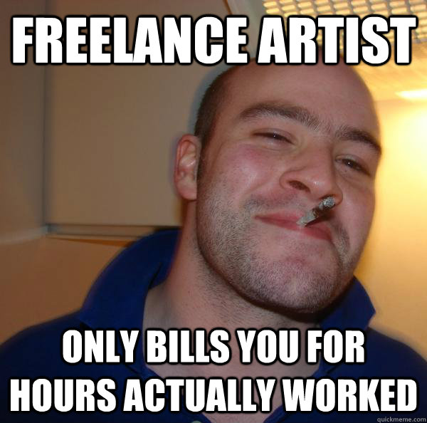 Freelance Artist Only bills you for hours actually worked - Freelance Artist Only bills you for hours actually worked  Misc