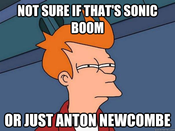 not sure if that's Sonic boom or just anton newcombe  Futurama Fry