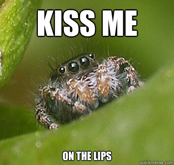 kiss me on the lips - kiss me on the lips  Misunderstood Spider