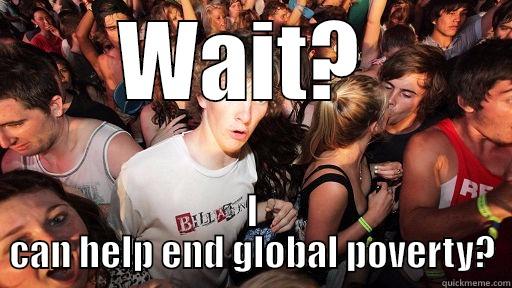 The Borgen Project - WAIT?  I CAN HELP END GLOBAL POVERTY? Sudden Clarity Clarence