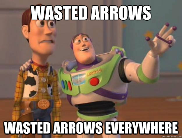 Wasted arrows Wasted arrows everywhere  Toy Story