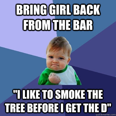 bring girl back from the bar 