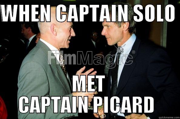 WHEN CAPTAIN SOLO  MET CAPTAIN PICARD  Misc