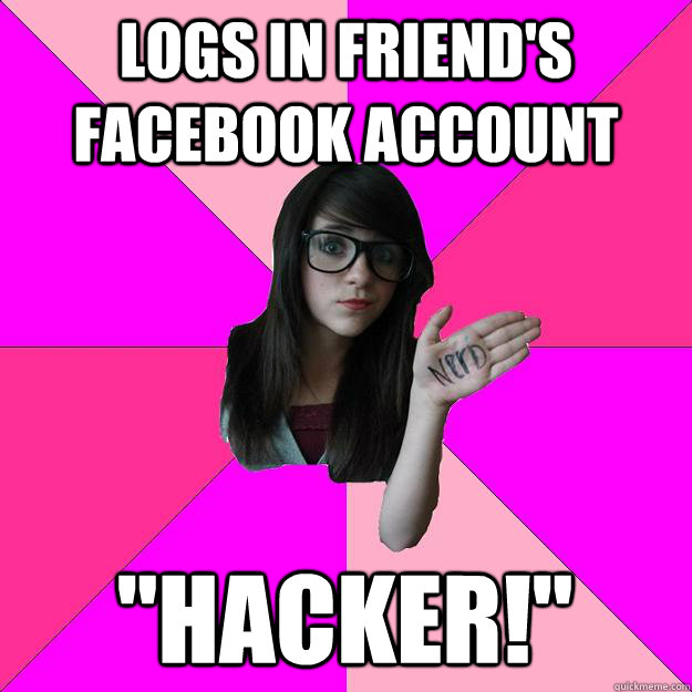 Logs in friend's facebook account 