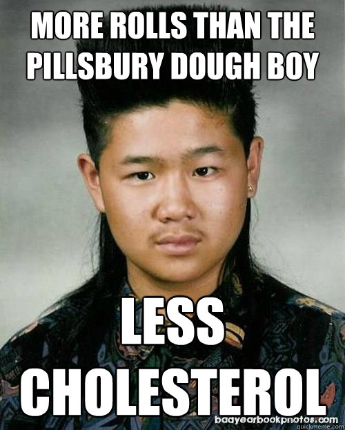 More rolls than the pillsbury dough boy less cholesterol - More rolls than the pillsbury dough boy less cholesterol  Tim Coat