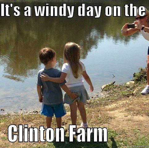 IT'S A WINDY DAY ON THE  CLINTON FARM          Misc