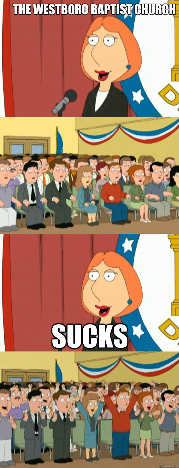 The Westboro baptist church sucks  Lois Griffin