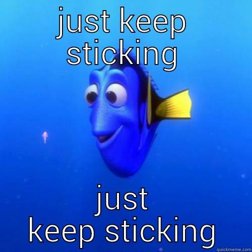 dory stickers - JUST KEEP STICKING JUST KEEP STICKING dory