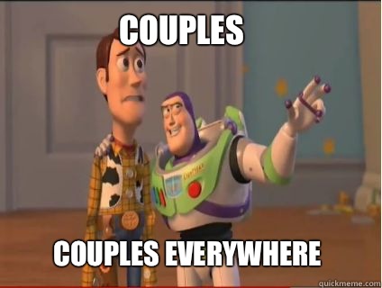 Couples Couples everywhere  woody and buzz