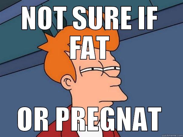 NOT SURE IF FAT OR PREGNAT Futurama Fry