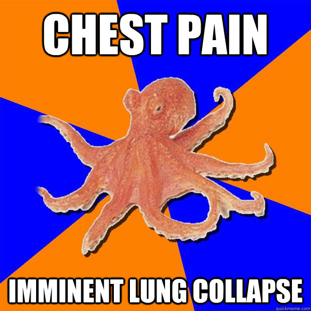 chest pain Imminent lung collapse  Online Diagnosis Octopus