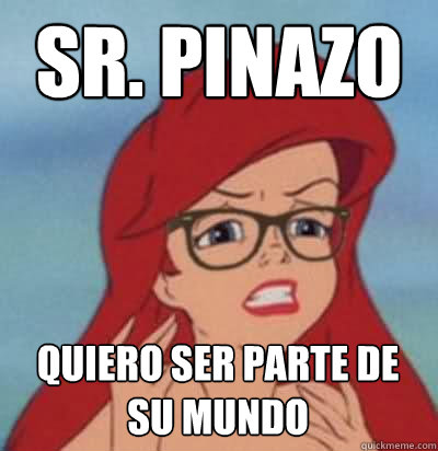 Sr. pinazo quiero ser parte de su mundo   Hipster Ariel