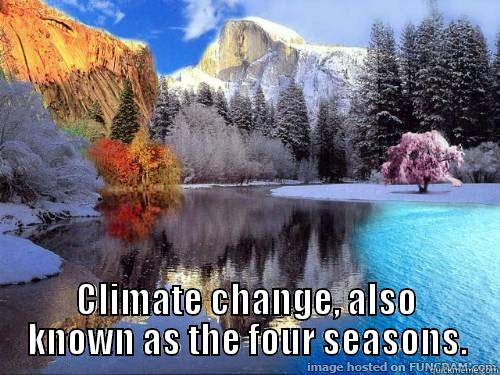  CLIMATE CHANGE, ALSO KNOWN AS THE FOUR SEASONS. Misc