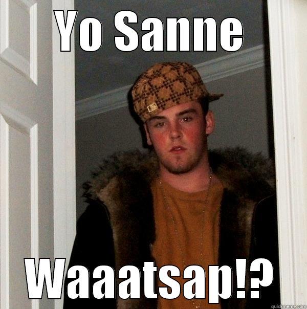 YO SANNE WAAATSAP!? Scumbag Steve