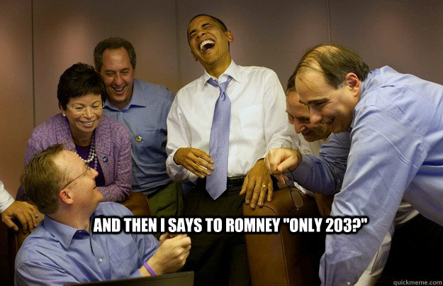 And then i says to romney 