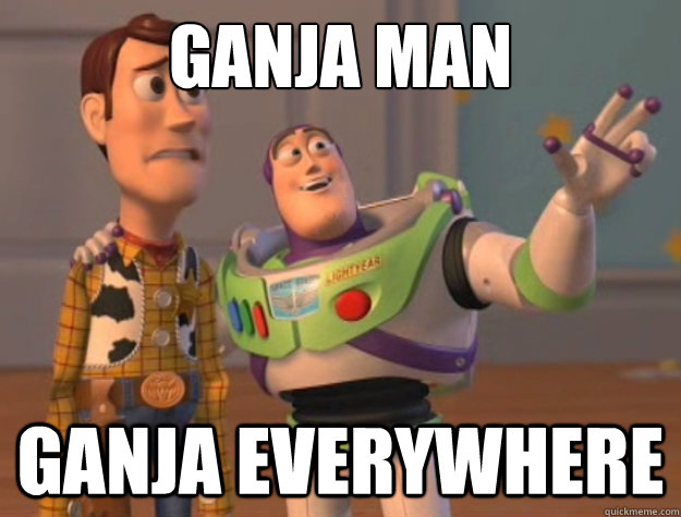 Ganja man Ganja everywhere  Buzz Lightyear