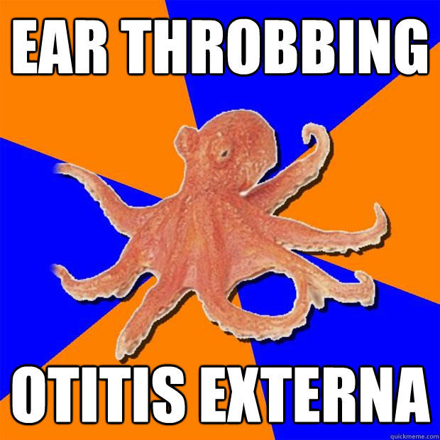 Ear throbbing Otitis externa  Online Diagnosis Octopus