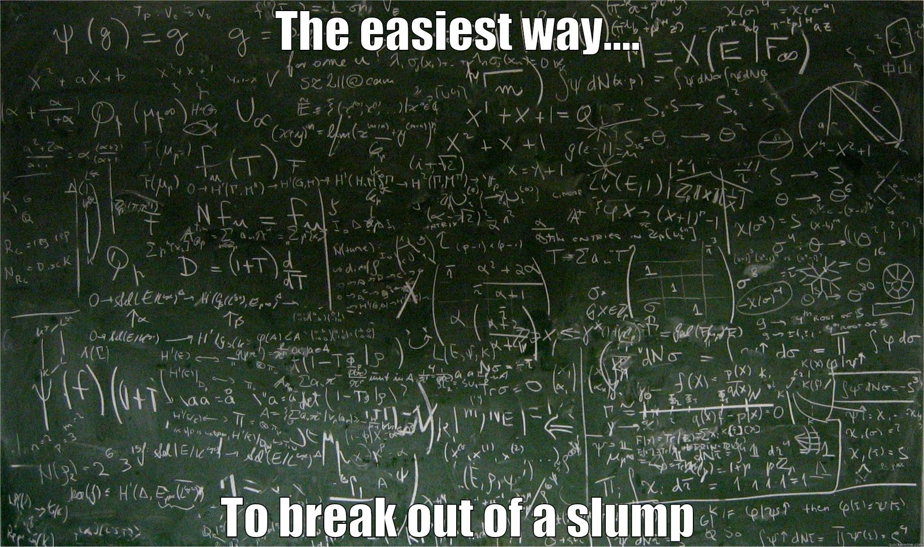 Slump Buster - THE EASIEST WAY.... TO BREAK OUT OF A SLUMP Misc