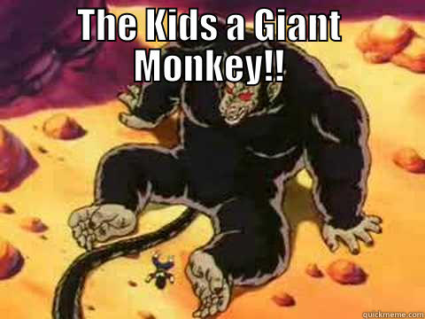 THE KIDS A GIANT MONKEY!!  Misc