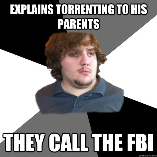 explains torrenting to his parents they call the fbi  Family Tech Support Guy