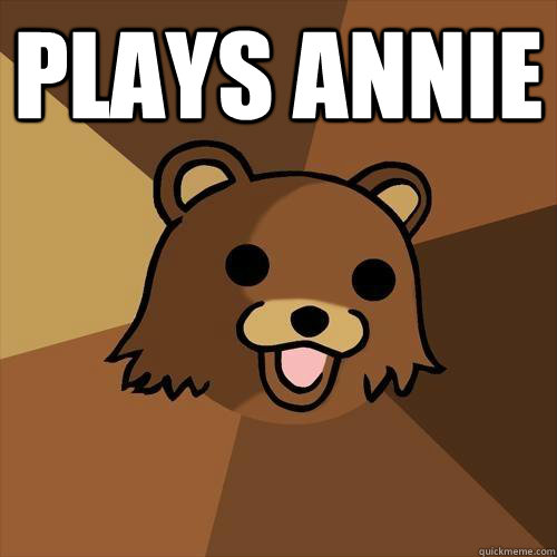 Plays ANnie   Pedobear