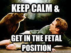 Keep calm & Get in the fetal position - Keep calm & Get in the fetal position  Without a Paddle