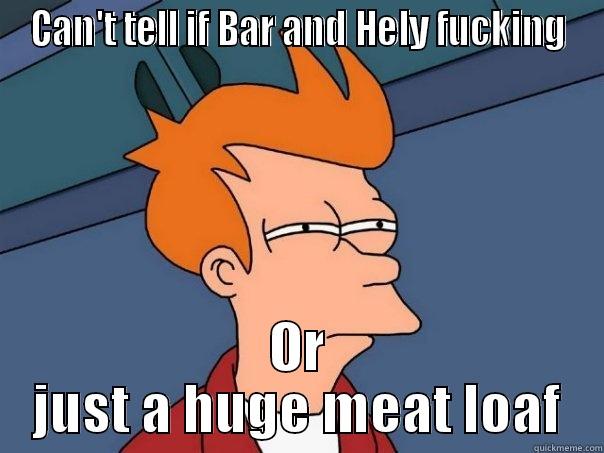 CAN'T TELL IF BAR AND HELY FUCKING OR JUST A HUGE MEAT LOAF Futurama Fry